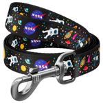 Поводок Waudog Nylon нейлоновый 122см/15мм с рисунком nasa