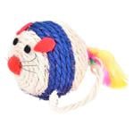Іграшка для котів MasterZoo Мишка з пірʼям 6,5 cм