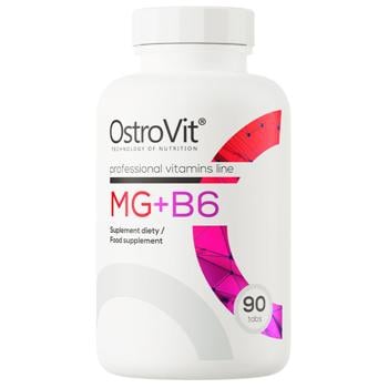 Харчова добавка OstroVit MG+B6 90шт - купити, ціни на Таврія В - фото 1