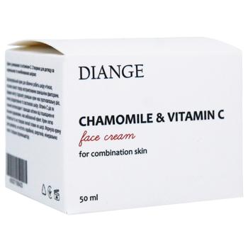 Крем д/обличчя Diange 50 мл з ромашкою та віт С д/норм шк - купить, цены на КОСМОС - фото 4