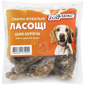 ZooLux Chicken Neck Chewy Treats for Dogs 150g - buy, prices for Auchan - photo 1