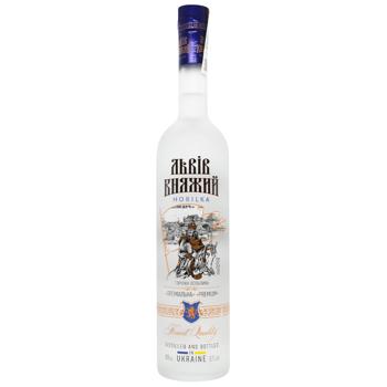 Lviv Knyazhy PREMIUM Vodka 40% 0.7l - buy, prices for MegaMarket - photo 1