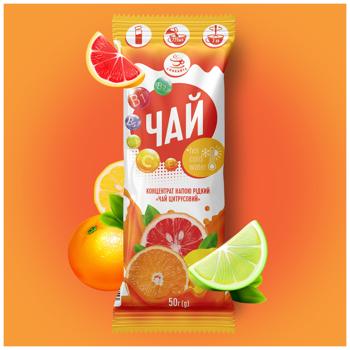 Чай концентрат Смакуйте Цитрусовый 50г - купить, цены на КОСМОС - фото 2
