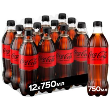 Coca-Cola Zero Сarbonated Drink 0.75l - buy, prices for METRO - photo 1