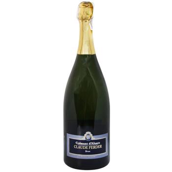 Crémant d'Alsace Claude Ferder Brut White Brut Sparkling Wine 12% 0.75l - buy, prices for Auchan - photo 1