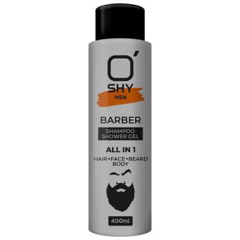 Шампунь-гель для душа O'Shy Men Barber All in 1 400мл