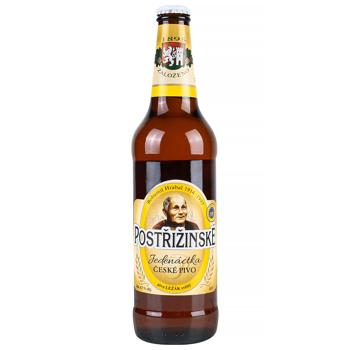 Postrizinske Jedenactka Light Beer 4.7% 0.5l - buy, prices for COSMOS - photo 1