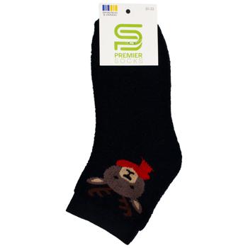 Шкарпетки Premier Socks Економ дитячі махрові р.20-22, 22-24 синій - купити, ціни на ЕКО Маркет - фото 1