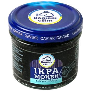 Vodnyi Svit Masago Black Capelin Caviar 100g - buy, prices for NOVUS - photo 1