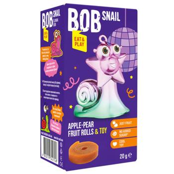 Набор Конфеты Bob Snail яблоко-груша 20г и игрушка