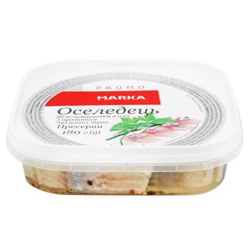 Marka Promo In Oil With Herbs Aroma Herring Fillet Pieces 180g