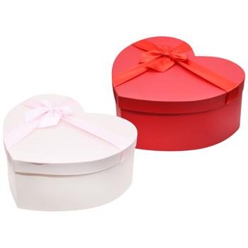 Коробка Сердце с бантиком 56350-3