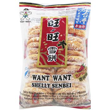 Want Want Spicy Rice Crackers 150g