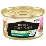 Корм влажный Purina Pro Plan с тунцом и лососем для стерилизованных кошек 85г