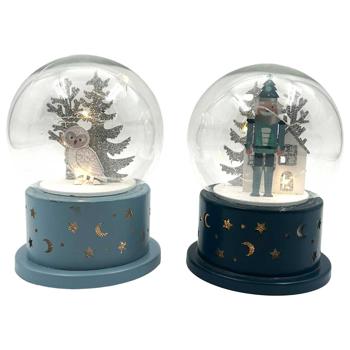 LED Night Light with Batteries Christmas Figure 10cm