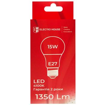 Electro House LED Bulb A65 15W 4100K 220V E27 - buy, prices for Vostorg - photo 2