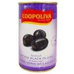 Coopoliva Pitted Black Olives 370ml