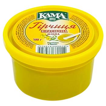 Гірчиця Кама класична міцна 100г - купити, ціни на Чудо Маркет - фото 1