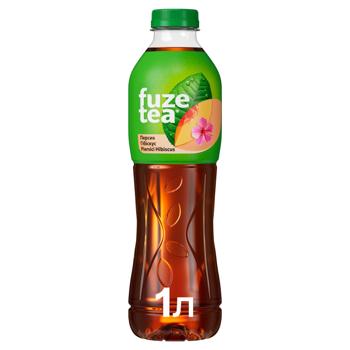Чай холодный черный Fuzetea Персик и гибискус 1л - купить, цены на Идеал - фото 1
