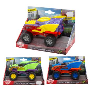 Машинка Dickie Toys Монстр дракон 15см - купити, ціни на КОСМОС - фото 1