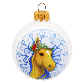 Шар ёлочный АСК Символ года стеклянный с рисунком 6,5см в ассортименте - купить, цены на - фото 4