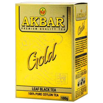 Akbar Gold Black Tea 100g - buy, prices for Auchan - photo 1