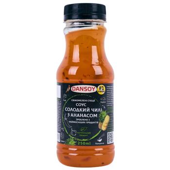 Dansoy Sweet Chilli Sauce with Pineapple 250ml - buy, prices for Chudo Market - photo 1