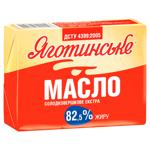 Масло Яготинське Екстра солодковершкове 82,5% 180г