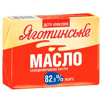 Yagotynske Extra Sweet Cream Butter 82.5% 180g - buy, prices for MegaMarket - photo 1