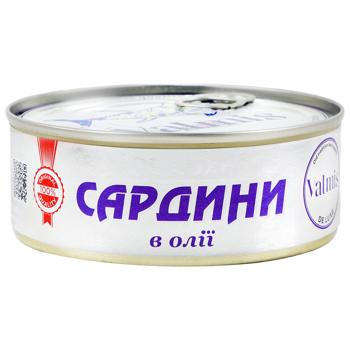 Сардина Valmis атлантическая в масле 240г - купить, цены на КОСМОС - фото 1