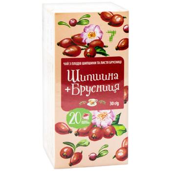 Semerka Dogrose Lingonberry Tea 20pcs*2g - buy, prices for COSMOS - photo 2