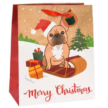 Пакет подарунковий Собачки 26х10х32см в асортименті - купити, ціни на - фото 2