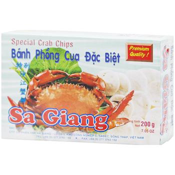 Sa Giang Chips with Crab Flavor 200g - buy, prices for Za Raz - photo 1