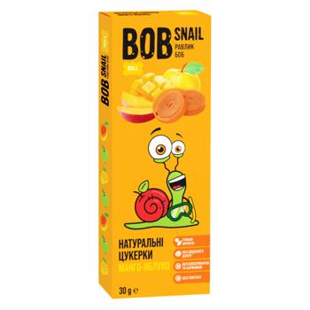 Конфеты Bob Snail натуральные манго-яблоко 30г