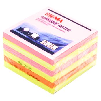 Sigma Adhesive Notes 75x75mm 6 Blocks x 80 Sheets - buy, prices for METRO - photo 2