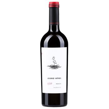 Вино Leleka Wines Merlot красное сухое 12,5% 0,75л - купить, цены на - фото 1