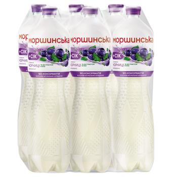 Вода питьевая Моршинская негазированная со вкусом Черника-Мята 1,5л - купить, цены на Grono - фото 6