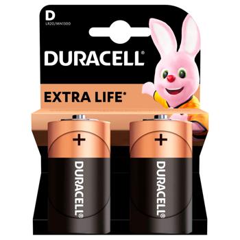 Батарейки Duracell D щелочные 2шт - купить, цены на NOVUS - фото 2