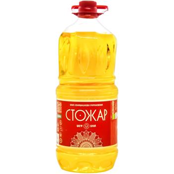 Олія соняшникова Стожар рафінована 3л - купити, ціни на КОСМОС - фото 1