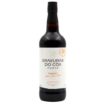 Вино Gravuras do Coa Porto Tawny червоне солодке кріплене 19% 0,75л - купити, ціни на Чудо Маркет - фото 1