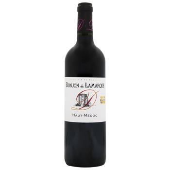 Вино Donjon de Lamarque 2014 сухое красное 13,5% 0,75л - купить, цены на AlcoHub - фото 1