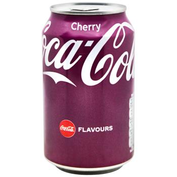 Напій газований Coca-Cola Cherry 0,33л - купити, ціни на КОСМОС - фото 1