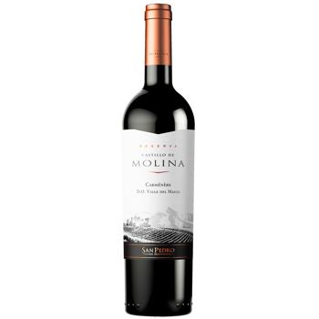 Вино Castillo De Molina Carmenere красное сухое 0,75л