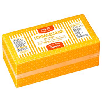 RadyMo Dutch cheese solid 45% - buy, prices for Auchan - photo 1