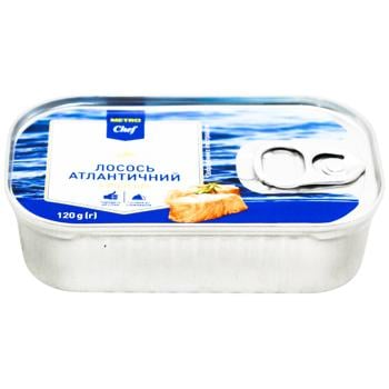 Metro Chef Atlantic Salmon in Brine 120g - buy, prices for METRO - photo 1