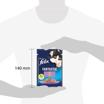 Felix Fantastic Wet Food with Lamb for Adult Cats 85g - buy, prices for MasterZoo - photo 3