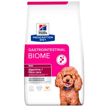 Hill’s Prescription Diet Gastrointestinal Biome Mini Dry Food with Chicken for Small Breed Dogs with Gastrointestinal Diseases 3kg - buy, prices for MasterZoo - photo 1