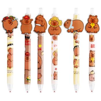 Ручка гелевая Капибара 0,5мм в ассортименте