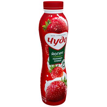 Йогурт Чудо Клубника-земляника 2,5% 520г - купить, цены на КОСМОС - фото 2