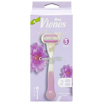 Max Vionos 3 Women's Razor + 2 Cartridges